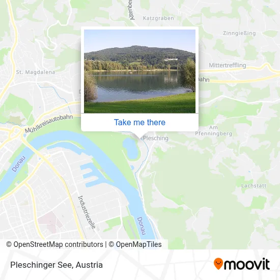 Pleschinger See map