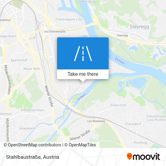 Stahlbaustraße map