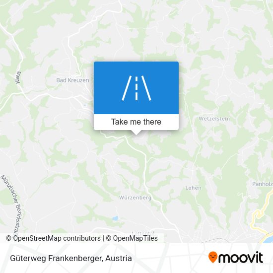 Güterweg Frankenberger map