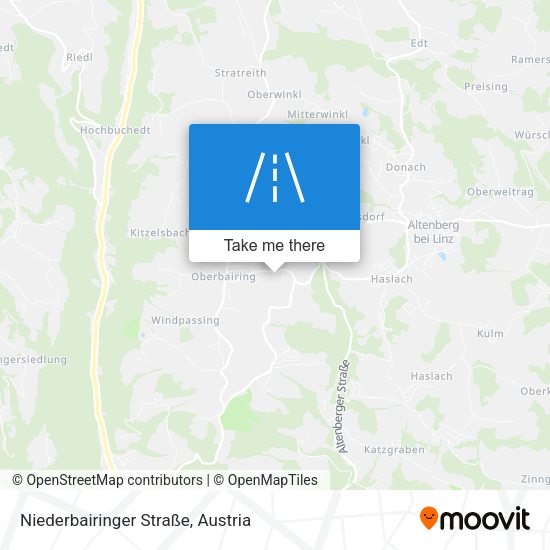 Niederbairinger Straße map