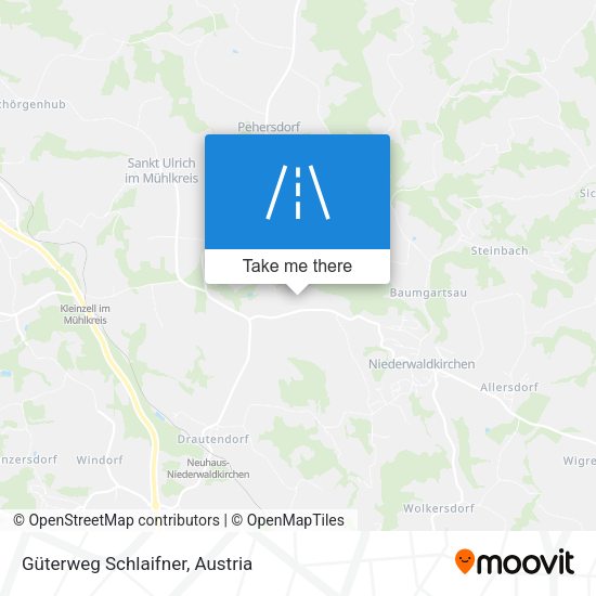 Güterweg Schlaifner map