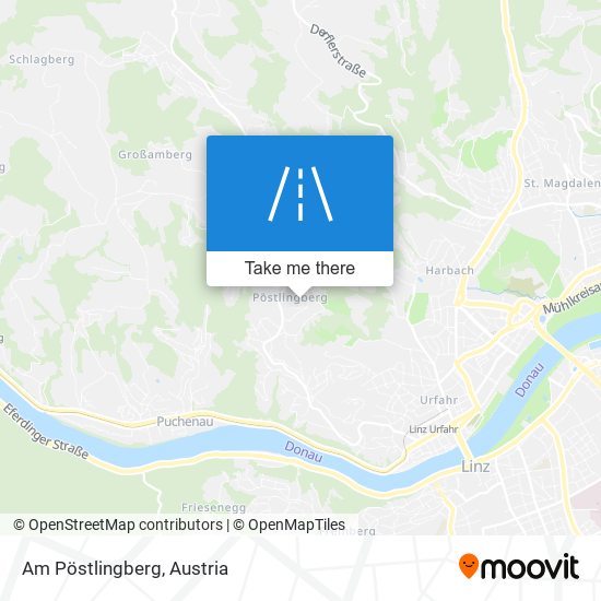 Am Pöstlingberg map