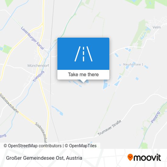 Großer Gemeindesee Ost map