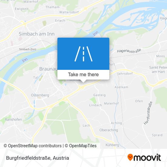 Burgfriedfeldstraße map