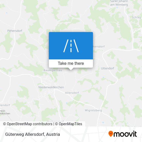 Güterweg Allersdorf map