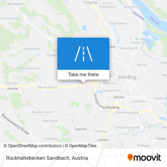 Rückhaltebecken Sandbach map