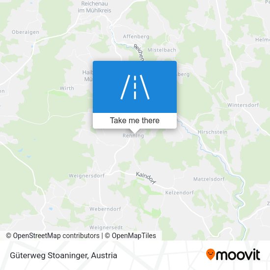 Güterweg Stoaninger map