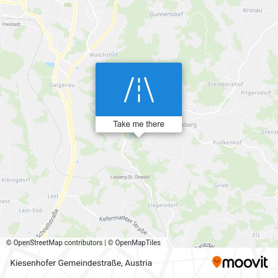 Kiesenhofer Gemeindestraße map