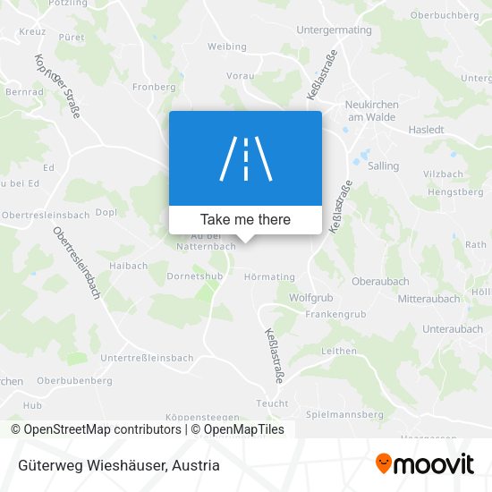 Güterweg Wieshäuser map