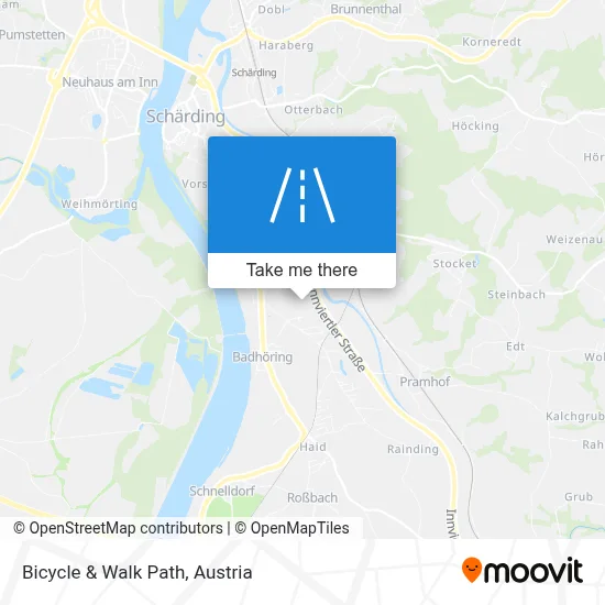 Bicycle & Walk Path map