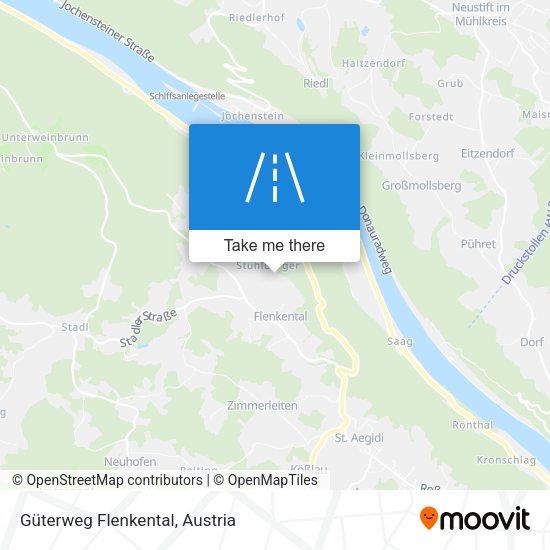Güterweg Flenkental map