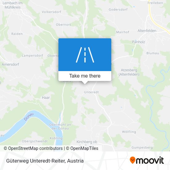 Güterweg Unteredt-Reiter map