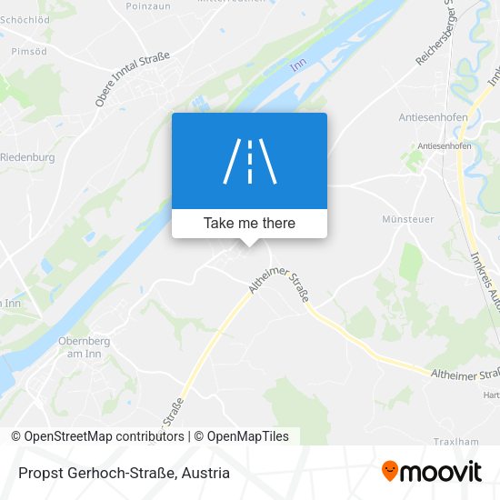 Propst Gerhoch-Straße map
