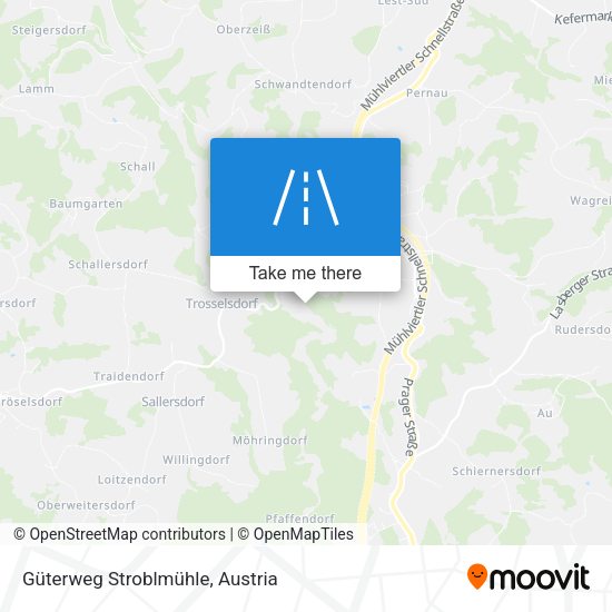 Güterweg Stroblmühle map