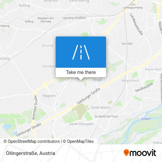 Öllingerstraße map