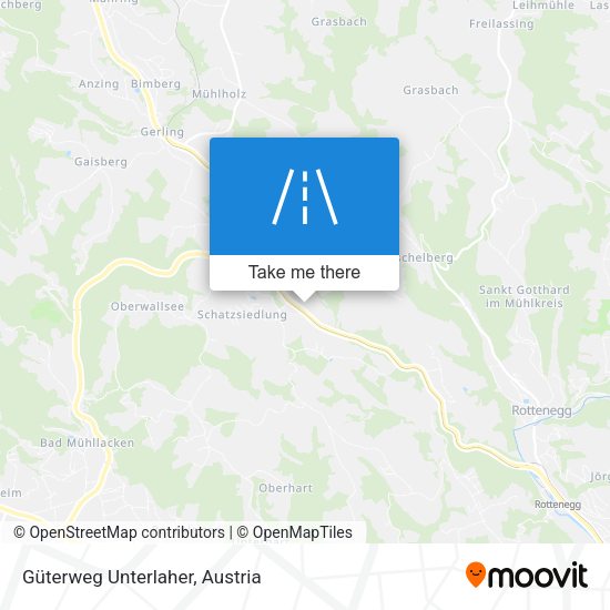 Güterweg Unterlaher map