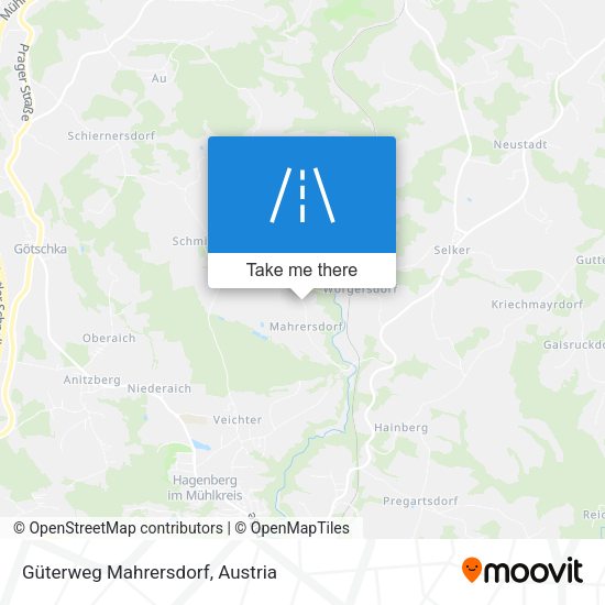 Güterweg Mahrersdorf map