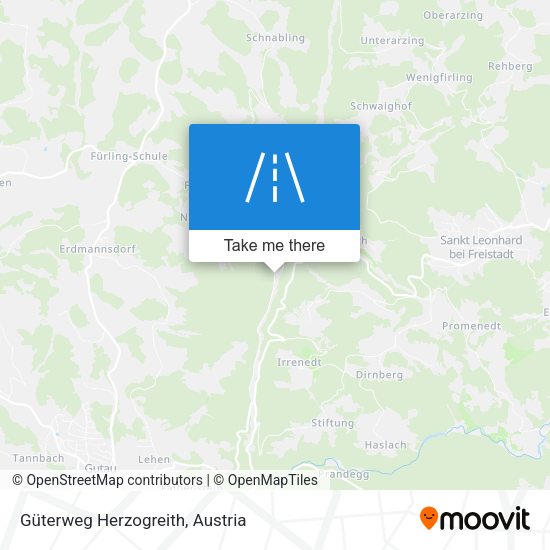 Güterweg Herzogreith map
