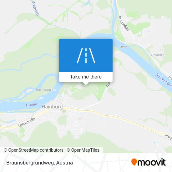 Braunsbergrundweg map