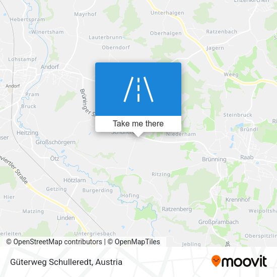 Güterweg Schulleredt map