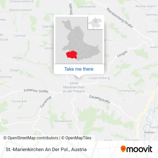 St.-Marienkirchen An Der Pol. map