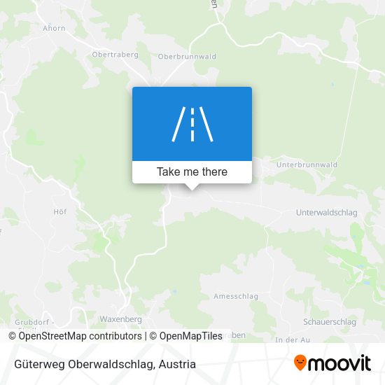 Güterweg Oberwaldschlag map