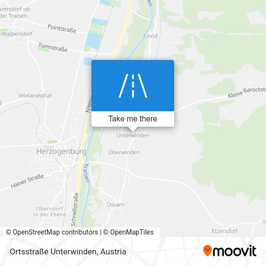 Ortsstraße Unterwinden map