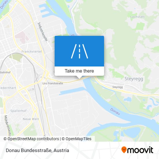 Donau Bundesstraße map