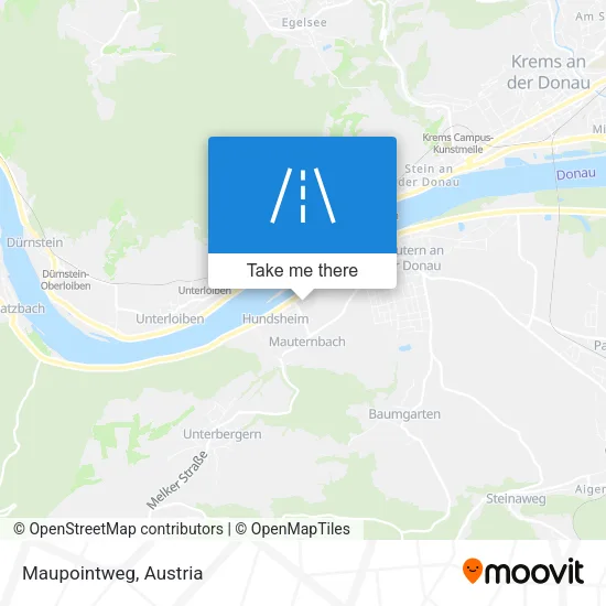 Maupointweg map