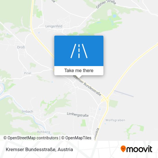 Kremser Bundesstraße map