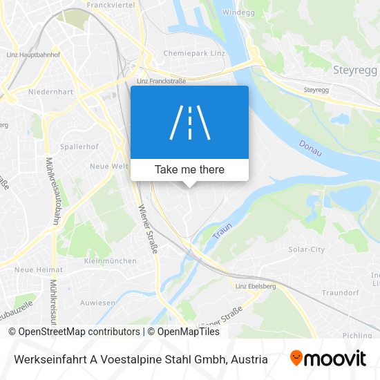 Werkseinfahrt A Voestalpine Stahl Gmbh map