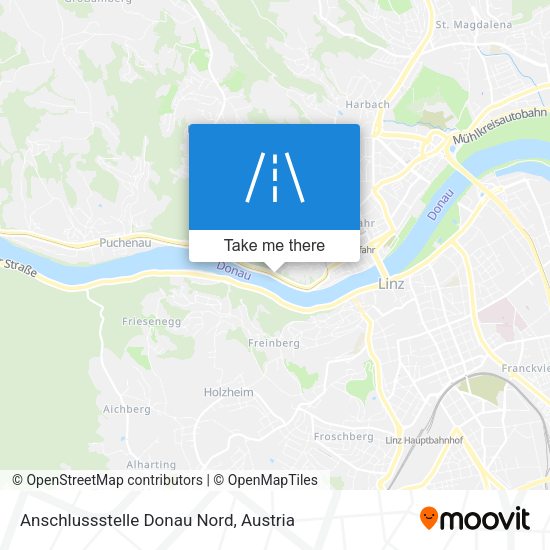 Anschlussstelle Donau Nord map