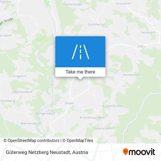 Güterweg Netzberg Neustadt map