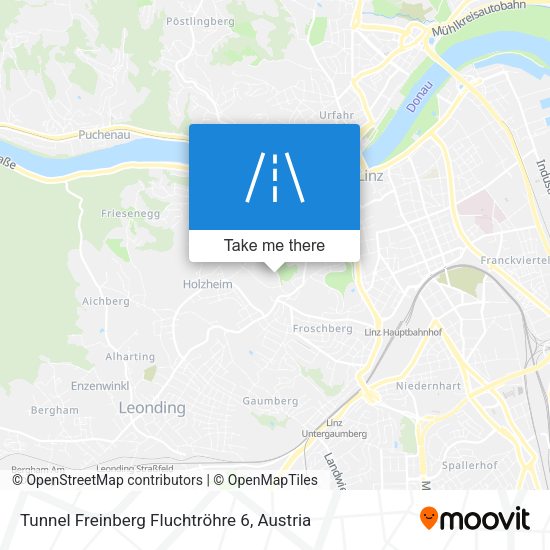Tunnel Freinberg Fluchtröhre 6 map
