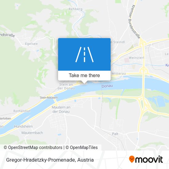 Gregor-Hradetzky-Promenade map