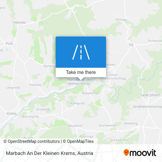 Marbach An Der Kleinen Krems map