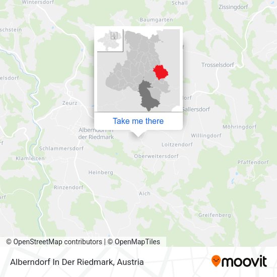 Alberndorf In Der Riedmark map