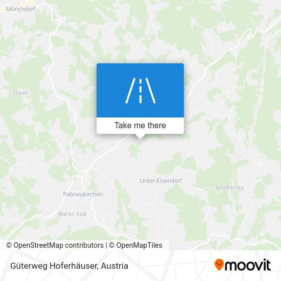 Güterweg Hoferhäuser map
