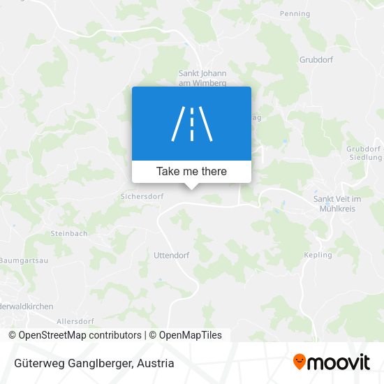 Güterweg Ganglberger map