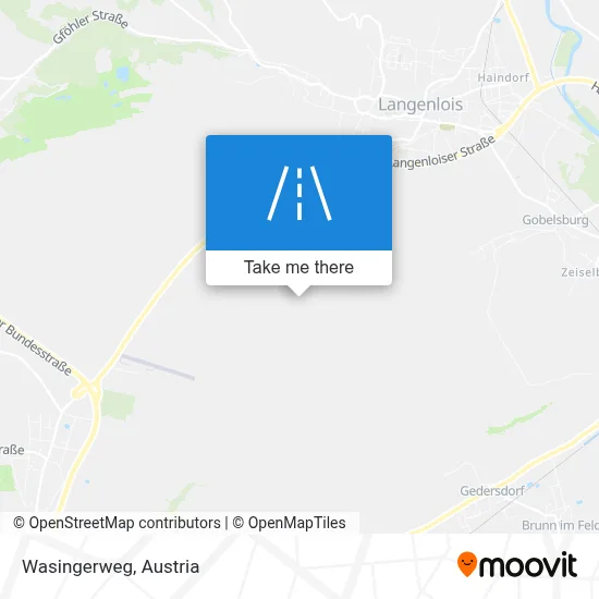 Wasingerweg map