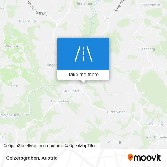 Geizersgraben map