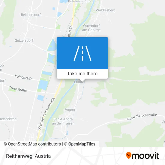 Reithenweg map