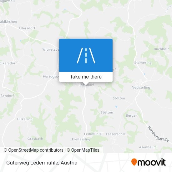 Güterweg Ledermühle map