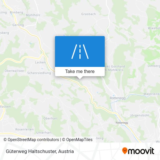 Güterweg Haltschuster map
