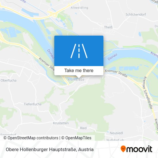 Obere Hollenburger Hauptstraße map