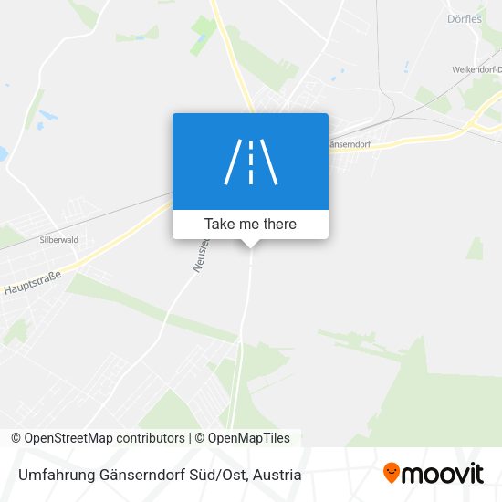Umfahrung Gänserndorf Süd/Ost map