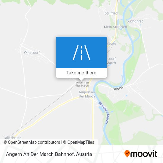 Angern An Der March Bahnhof map