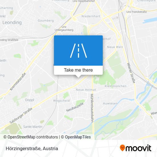 Hörzingerstraße map
