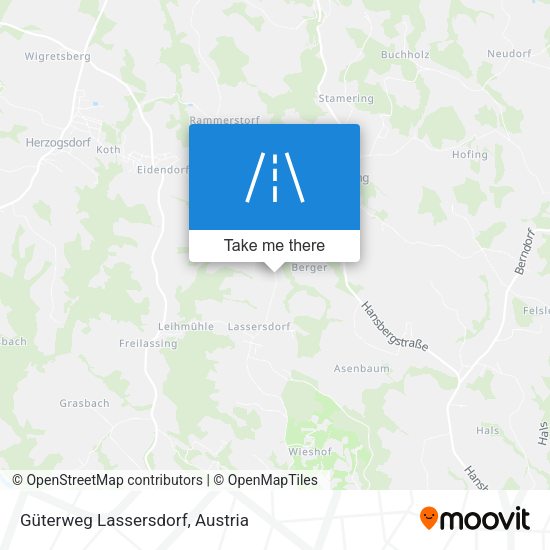 Güterweg Lassersdorf map