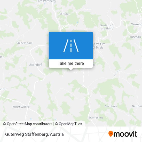 Güterweg Staffenberg map
